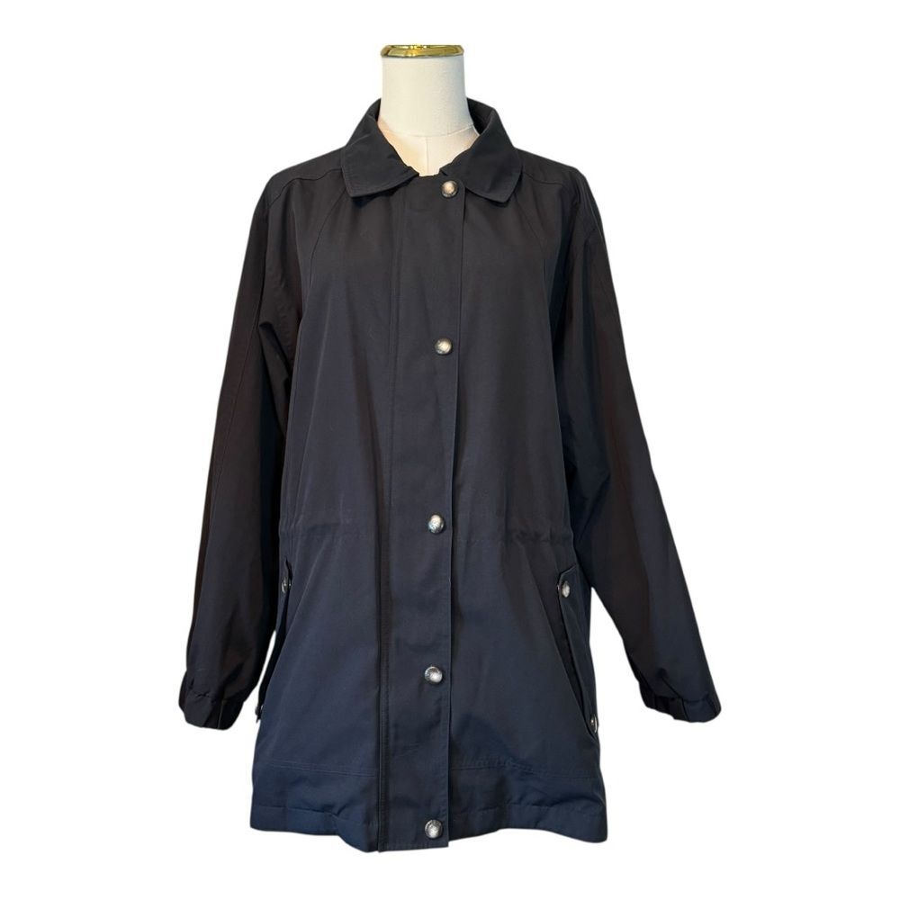 L.L. Bean Traveler Women's Black Utility Jacket Petite Medium M MP
